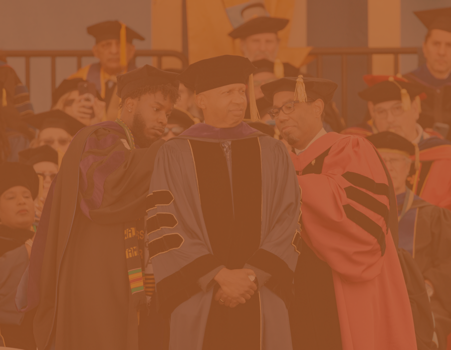 honorary degree reciepient gets hooded