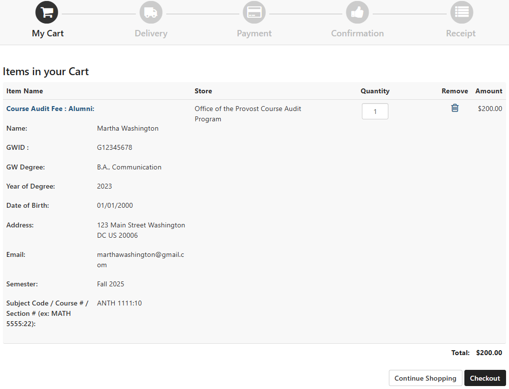 Alumni 5 screenshot