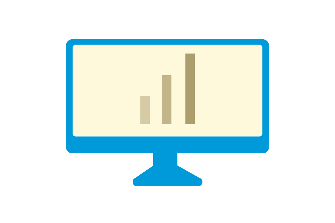 Computer monitor icon